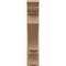 Ekena Millwork 7 1/2-in W x 34-in D x 34-in H Balboa Trad Rough Cedar Woodgrain TimberThane Outlooker, Primed Tan OUTUR075X34X34BOA04RCPR - alternate 6